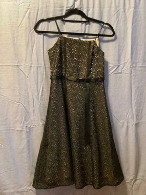 Monkey Wear Black/White Lace Dress